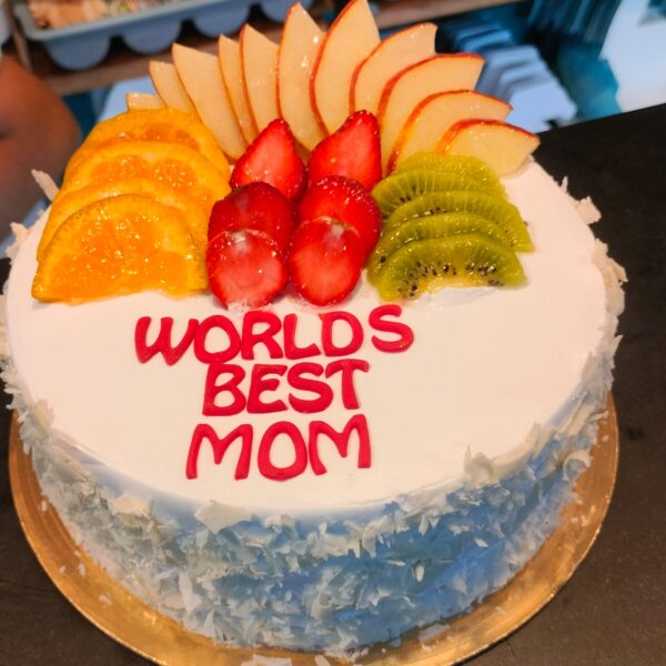 Fresh Fruit Decadent Cake